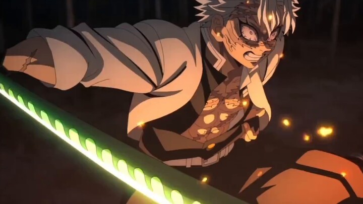 Feng: What did you do to the lord? (Angry) Muzan: Not my friend.