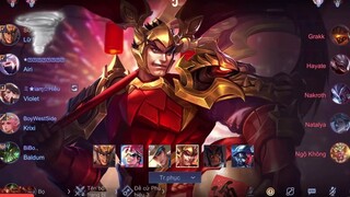 LIÊN QUÂN _ Sẽ Ra Sao Nếu Lữ Bố Lên Full Đồ Đỏ - Hóa Quái Vật 1 Chém 1