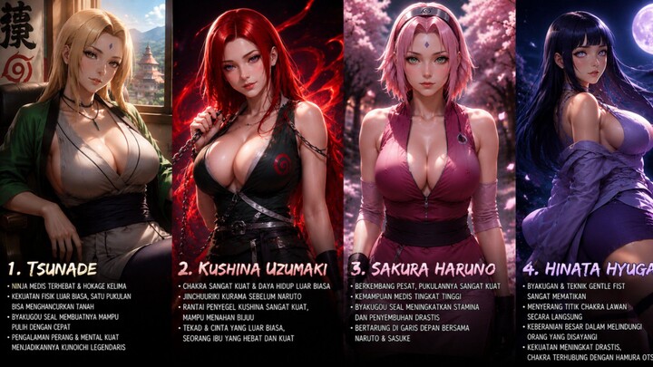 4 Wanita Terkuat di Anime Naruto