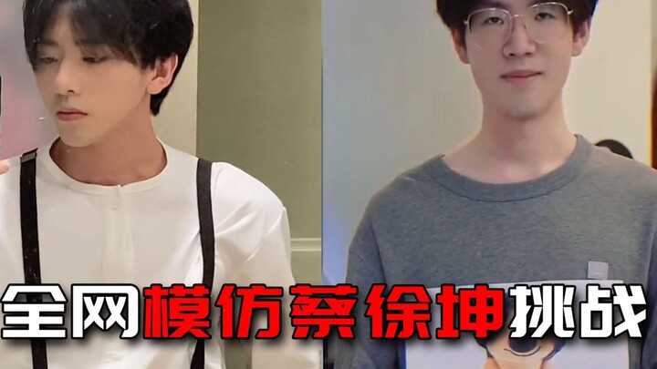 The whole internet is imitating the Cai Xukun challenge; Shy Brother applies to join the challenge; 
