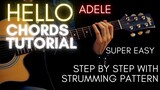 Adele - Hello Chords (Guitar Tutorial) for Acoustic Cover