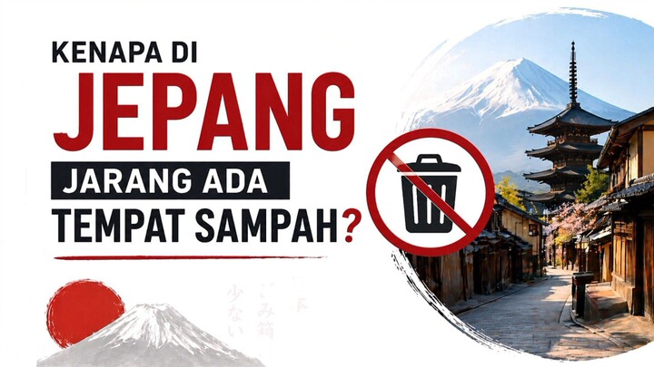 JTALK : KENAPA DI JEPANG JARANG ADA TEMPAT SAMPAH?