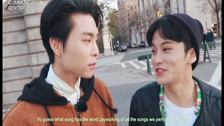 【สื่อเรียนภาษาอังกฤษของ NCT | แนววันธรรมดา】จอห์นนี่และมาร์คเดินเล่นหนึ่งวันในนิวยอร์ก JCC ตอนที่ 15 