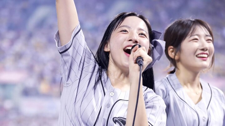 Đại Điền Chi Quang Ha Ji-won đội cổ vũ trực tiếp Hanwha Eagles 4k