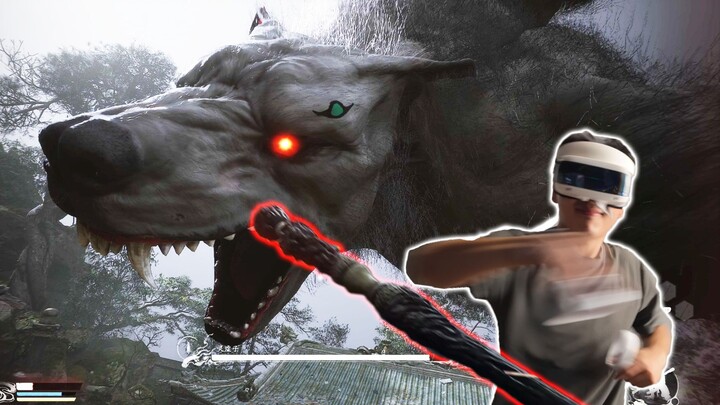 Black Myth: Wukong VR + serangan sensorik tubuh! Benar-benar orang pertama yang ditakdirkan!