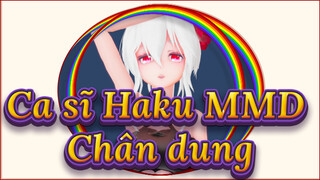 [Ca sĩ Haku MMD] [Chân dung] Ca sĩ Haku trong sắc vãy rực rỡ đen & đỏ ～(￣▽￣～)~