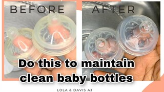 HOW TO MAINTAIN CLEAN BABY FEEDING BOTTLES