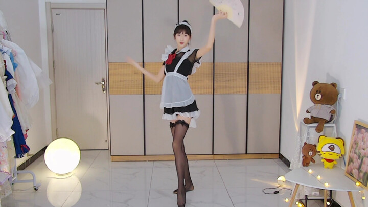 【Shasha】The maid dances to "Send to the Moon" for you without splitting the screen