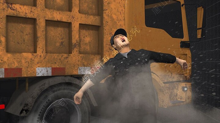 Ban truk berat pecah