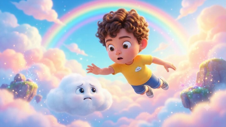 Milo Saves the Little Cloud! ☁️🌈 | Funny Cartoon Adventure for Kids