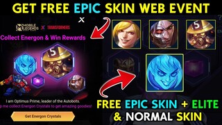 MLBB x Transformers New Web Event.! Claim Permanent Epic Skin | Mobile Legends