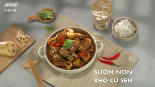 SƯỜN NON KHO CỦ SEN | MÓN NGON MỖI NGÀY | VIVU TV