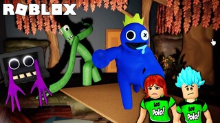 Green y Blue nos tienden una trampa!! y Purple!! Los Polo en RAINBOW FRIENDS