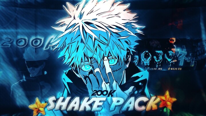 GOJO神 SHAKE PACK + 3D TEXT🎁 (Thank you for 200K!)💞