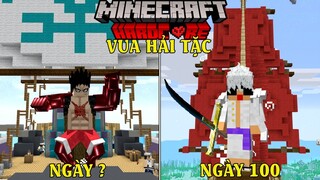RAKYVN TRỞ THÀNH VUA HẢI TẶC SINH TỒN 100 NGÀY TRONG MINECRAFT ONE PIECE SIÊU KHÓ !