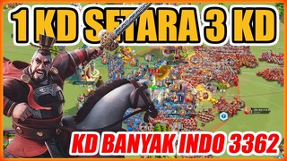 LAWAN BERAT GTA 3362 !! WAR LAWAN 2 KD IMPER KVK 2 ROK