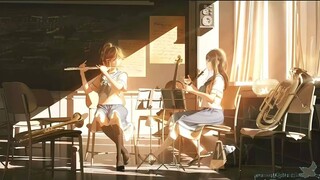 [Birds and Cicadas] ~ "The birds have gone, lingering in the morning; the cicadas are starting to si