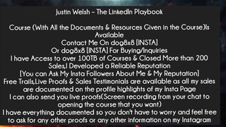 Justin Welsh – The LinkedIn Playbook Course Download