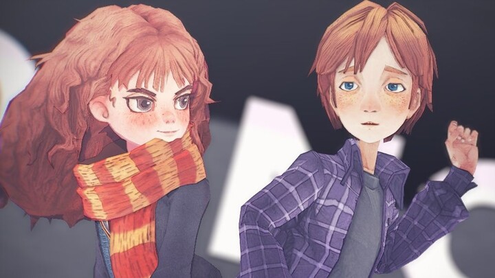 [Harry Potter: Magic Awakening MMD] shake it off [Ron/Hermione]