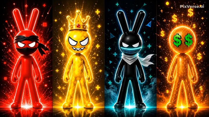 4 Stickman Characters You Should Know! 🔥