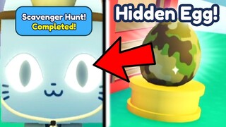 🥳HOW TO FIND SECRET EGG LOCATION for *FREE* HUGE SAFARI CAT in Pet Simulator X!