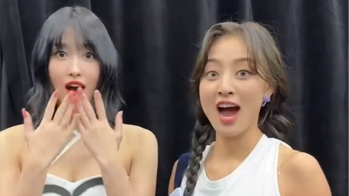 原来舞台上就已经跳过了 once们还不知道