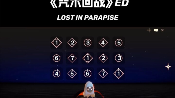 Jujutsu Kaisen ED "Lost In Parapise" versi lengkap dari skor piano pertemuan ringan, membara hingga 