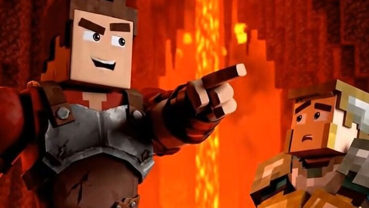 IMPOSSIBLE! Crossing LAVA with ONE WATER BUCKET  Mikey Breaks Minecraft!