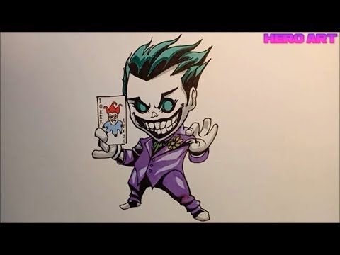 Vẽ Joker chibi Liên Quân Mobile-kẻ phản diện được yêu mến nhất - Bilibili
