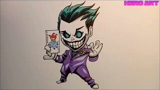 Vẽ Joker chibi  Liên Quân Mobile-kẻ phản diện được yêu mến nhất