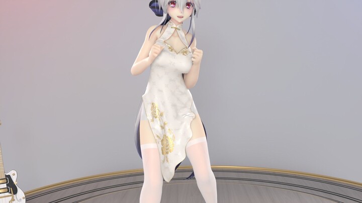 Pilih cheongsam sutra putih yang bagus 😘 Pure Land Sound