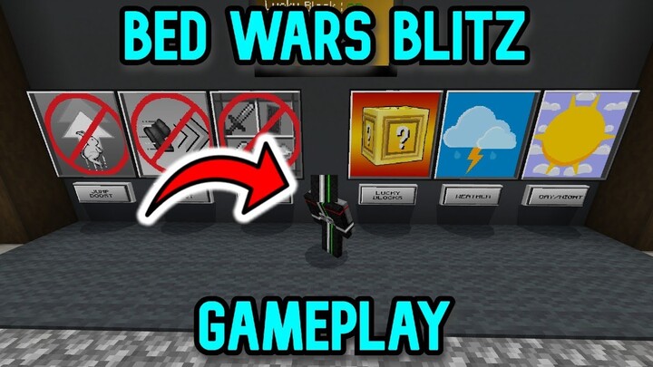 Minecraft Bed Wars Blitz - Gameplay/Playthrough - Minecraft Marketplace Map