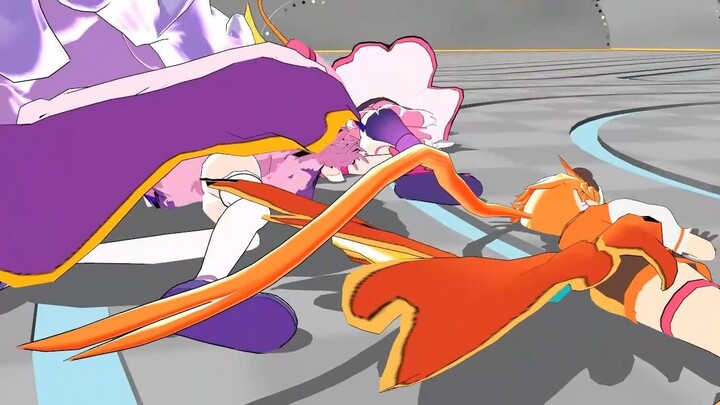 【MMDプリキュア】キュアウィング＆キュアバタフライ＆キュアマジェスティでライアーダンス