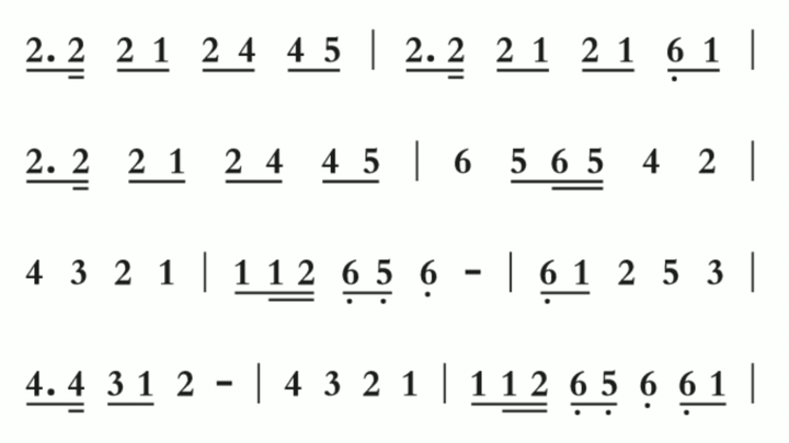 "Senbonzakura" Simplified Sheet Music
