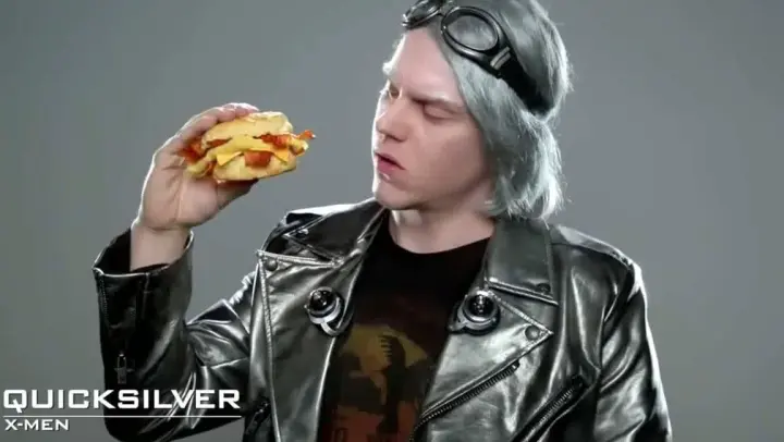 [Film&TV]Quicksilver is fast even when eating