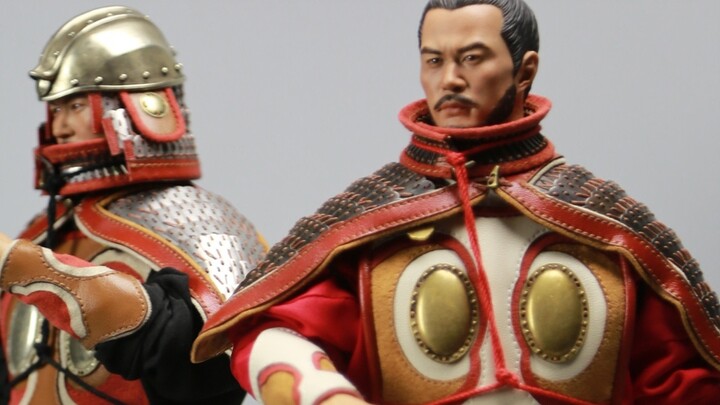 The two-leg armor and the horn helmet have been made into figures! Ancient soldier unboxing plastic 