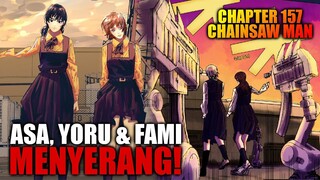 Review Chapter 157 Chainsaw Man - Munculnya War Devil & Famine Devil - Kekuatan Asa Meningkat!