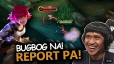 bugbug na nga! ni report pa! kawawang Harley