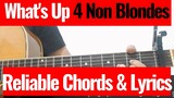 What's Up by 4 Non Blondes Acoustic Karaoke (Chords and Lyrics) Cover
