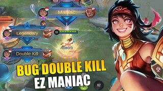 BUG DOUBLE KILL - DAPAT DOUBLE GOLD DAN DOUBLE EXP! AUTO PANEN BANYAK KILL! MOBILE LEGENDS