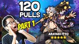 Pull 120x Intertwined fate on Itto's Banner | Part 1