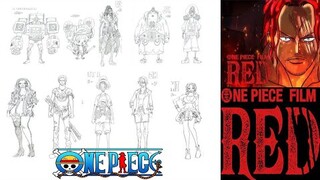 Straw Hat Pirates Crew Design One Piece Film Red 2022