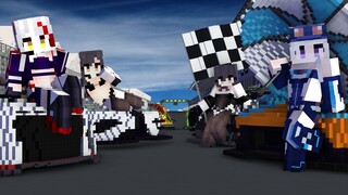 [MMD][3D] Azur Lane Car Race (Minecraft Version)