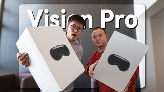 【动态视频】提了两台Vision Pro后，我们决定整个活…