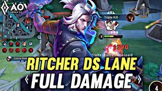 AOV : RITCHER GAMEPLAY | FULL DAMAGE - ARENA OF VALOR