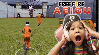 FREE FIRE โหมดเอาตัวรอด A E I O U  squid game