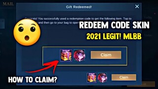 REDEEM CODE SKIN AND REWARD CHEST! LEGIT! (CLAIM NOW) 2021 NEW EVENT - FREE SKIN | MOBILE LEGENDS