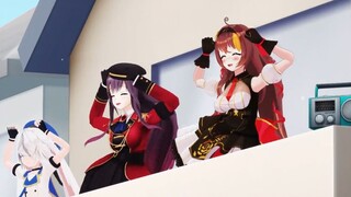 What are you three doing so early in the morning...