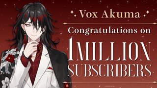 【Vox Akuma】Congratulations on reaching 1 Million subscribers!