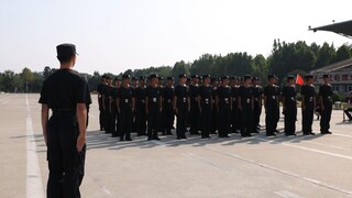 燃！铿锵有力——新生警训第二次会操